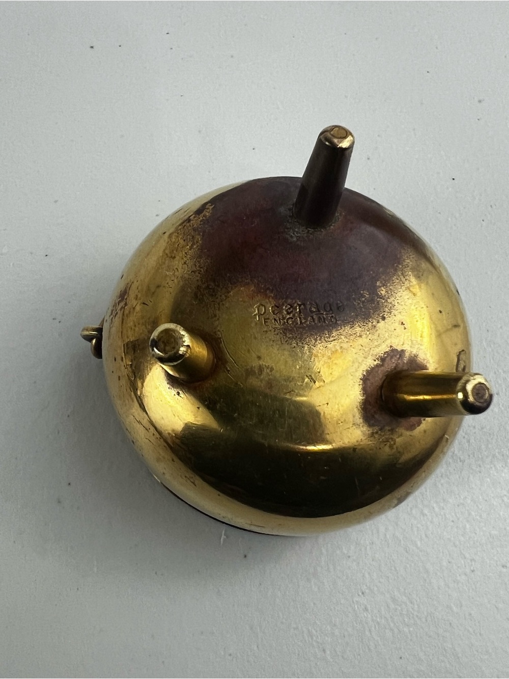 VTG Peerage England Brass Mini Cauldron Pot - Picture 6 of 11